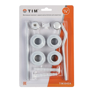 Набор пробок радиаторный с 2-мя кронштейнам 3/4' (11 предметов)