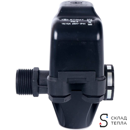 Реле давления со встроенным манометром STOUT PM5-3W (1-5 бар). Вид 4.