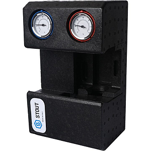 Насосная группа STOUT - 3/4' (с прямым контуром, в теплоизоляции, без насоса)