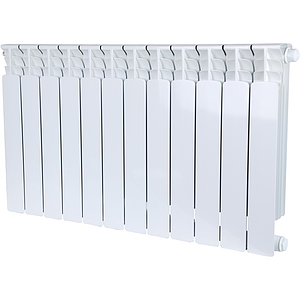 Радиатор биметаллический STOUT SPACE 500 - 11 секций с нижним подключением