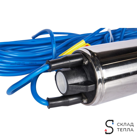 Насос колодезный Aquario ASP2-40-100WA - 0,93 кВт (однофазный, Hmax 70 м, Qmax 50 л/мин, кабель 25м). Вид 4.