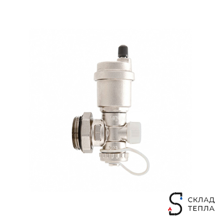 Фитинг концевой регулируемый STOUT - 1" (вентиль, автоматический воздухоотводчик). Вид 2.