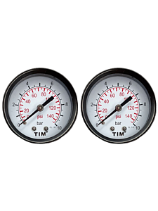 Манометр аксиальный Tim 1/4'- 10 бар (2 шт.)