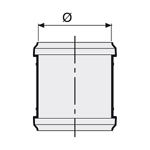 Муфта соединительная для внутренней канализации шумопоглощающа СИНИКОН КОМФОРТ- 110