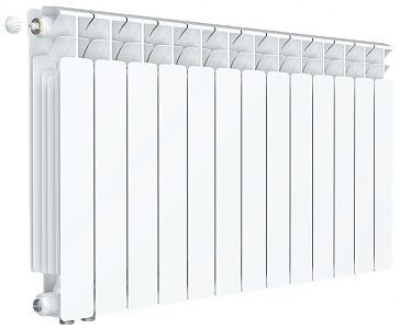 Радиатор биметаллический Rifar Base Ventil 500 - 13 секций (подключение нижнее слева) Радиатор биметаллический Rifar Base Ventil 500 - 13 секций (подключение нижнее слева)