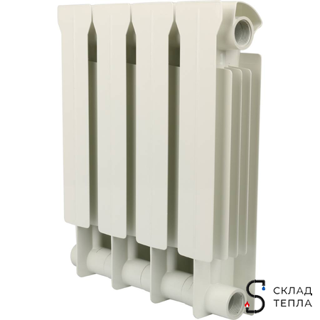 Радиатор биметаллический GLOBAL STYLE EXTRA 350 - 5 секции. Вид 2.