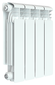 Радиатор алюминиевый Rifar Alum Ventil 350 - 4 секции (подключение нижнее слева)