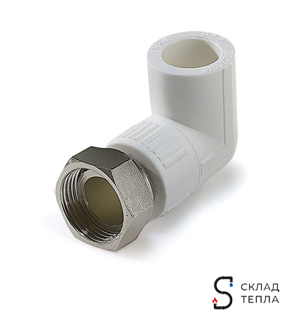 Переход на накидную гайку угловой TIM - 25 x 1/2" (комплект- 5 шт.). Вид 2.