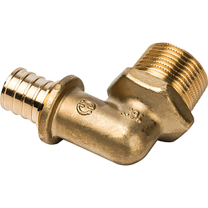 Переход на наружную резьбу угловой Rommer - 20 x 3/4' (для труб из сшитого полиэтилена)