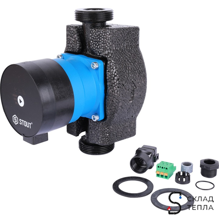Насос циркуляционный Stout mini 25-80. Вид 9.