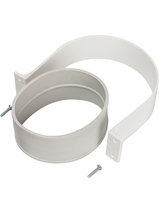 Хомут Rommer D100 (резиновый хомут, хомут стальн. гнутый, саморезы 2 шт.)