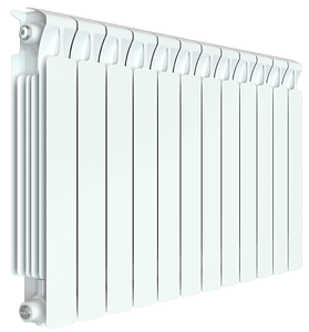 Радиатор биметаллический Rifar Monolit 500 - 12 секций (подключение боковое 3/4')