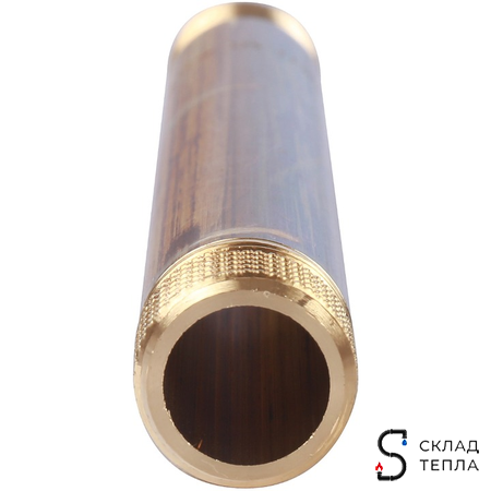 Удлинитель резьбовой STOUT - 3/4" длина 70 мм (НР/НР, цвет латунный). Вид 4.