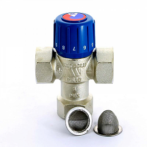 Клапан термостатический смесительный WATTS AQUAMIX 63C - 3/4' (ВР, регул.25-50°C, для тепл.полов)