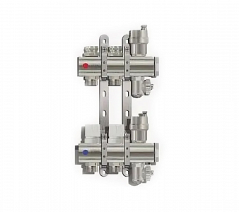 Коллекторные группы без расходомера, 2 выхода