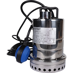 Насос дренажный STOUT (700Вт, Hmax 10м, Qmax 10500 л/ч)