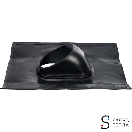 Проход через наклонную кровлю для коаксиальных дымоходов STOUT D60/100, D80/100, D80/125 мм.. Вид 4.