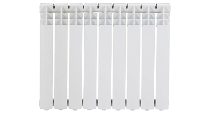 Радиатор алюминиевый ROMMER Optima 500 - 9 секций Радиатор алюминиевый ROMMER Optima 500 - 9 секций