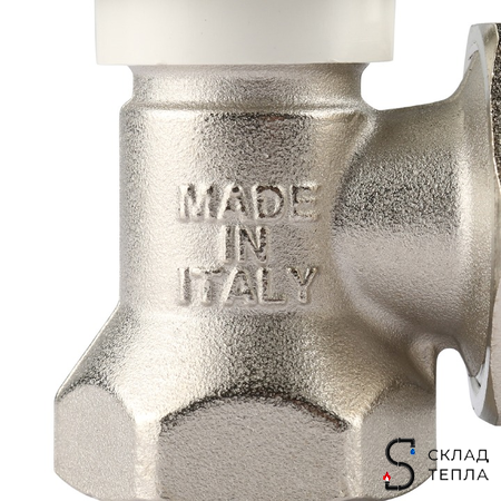 Клапан ручной терморегулирующий угловой STOUT - 1/2". Вид 10.