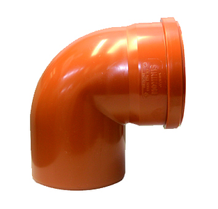 Отвод 87° для наружней канализации Агригазполимер - 160