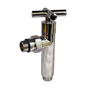 Вентиль угловой крестовой TIM 1/2' х 1/2' (НР/НР) для полотенцесушителя (пара)