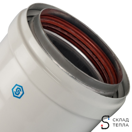 Труба утепленная STOUT DN 80 1000 мм п/м  . Вид 4.