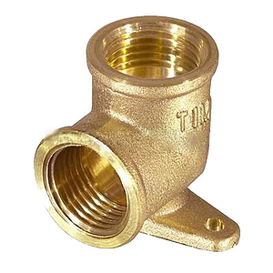 Водорозетка латунная резьбовая TIM - 1/2'