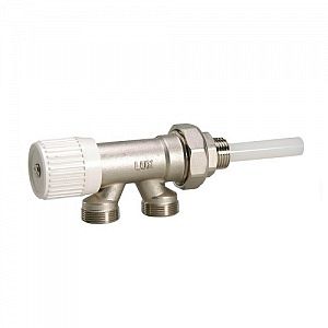 Блок LUXOR M87(M80) 1/2' для однотрубной системы с нижней подводкой и ручной регулировкой