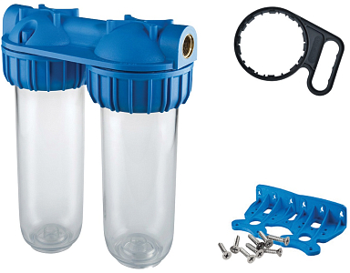 Колба NW 'Duplex' 10' S 1' D (прозрачная, двойная, без фильтров)