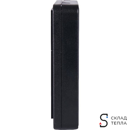 STOUT Проводной комнатный регулятор R-10z, черный. Вид 3.