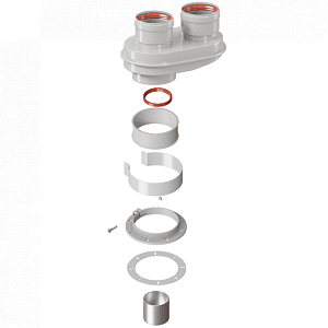 Адаптер для перехода на двухтрубную систему Rommer 80/80 (кроме Immergas и Navien Deluxe) Адаптер для перехода на двухтрубную систему Rommer 80/80 (кроме Immergas и Navien Deluxe)