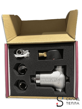 Фильтр промывной компактный с манометром Zeissler - 1/2". Вид 7.