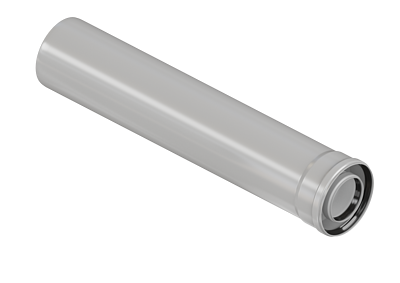 Труба для коаксиального дымохода Rommer 500 мм конденсационный Ø60/100