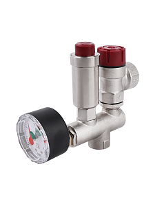 Группа безопасности котла в теплоизоляции Zeissler - 1/2' (до 50кВт, 3 бар)