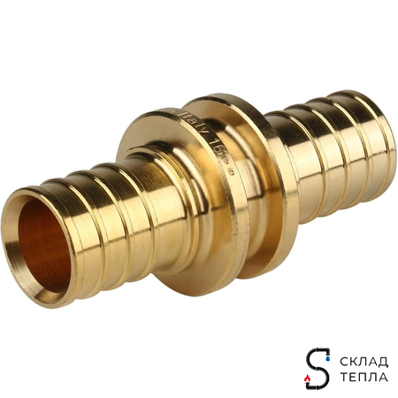 Муфта STOUT - 25  (для труб из сшитого полиэтилена). Вид 3.