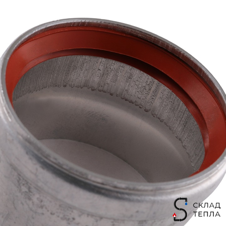 STOUT Элемент дымохода адаптер M-F Д 60 L=47. Вид 5.