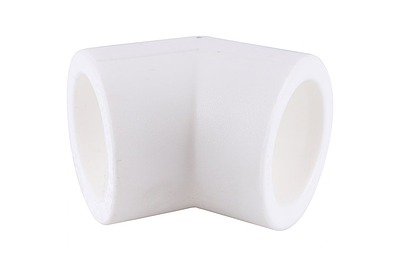 Отвод 45° VALFEX - 40 (для полипропиленовых труб под пайку, цвет белый)