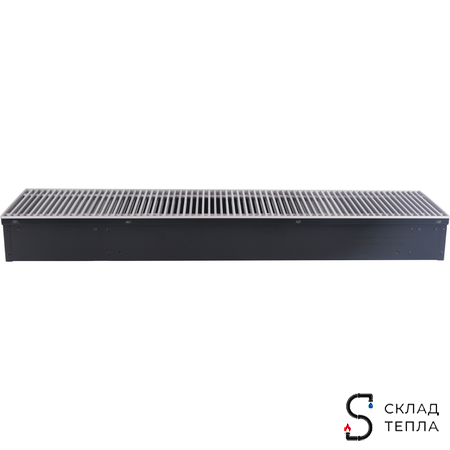 STOUT Конвектор внутрипольный SCN 110.240.1000 (Решётка роликовая, анодированный алюминий). Вид 2.