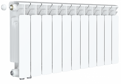 Радиатор биметаллический Rifar Base Ventil 350 - 11 секций (подключение нижнее слева)