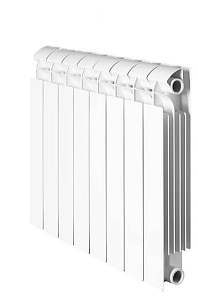 Радиатор биметаллический GLOBAL STYLE PLUS 500 - 8 секций Радиатор биметаллический GLOBAL STYLE PLUS 500 - 8 секций