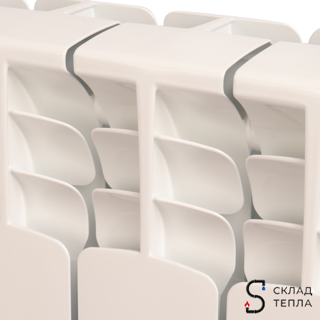 Радиатор биметаллический STOUT Space 500 - 9 секций. Вид 5.