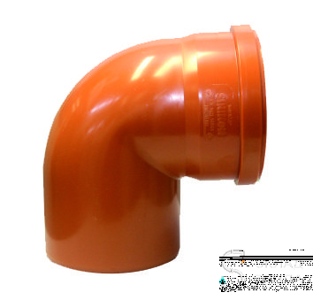 Отвод 87° для наружней канализации СИНИКОН - 110. Вид 1.