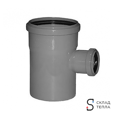Тройник 87° для внутренней канализации СИНИКОН - 50. Вид 1.