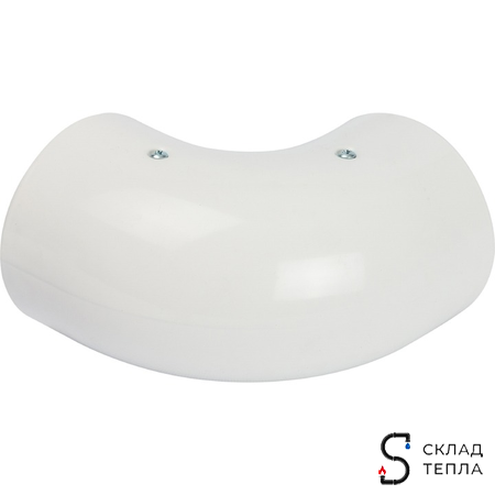 Адаптер для котла угловой для коаксиального дымохода STOUT D60/100 мм (для Vaillant, Protherm). Вид 3.