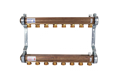 Коллекторная группа WATTS HKV/A - 1'ВР/ВР на 8 контуров 3/4'EK (латунь)