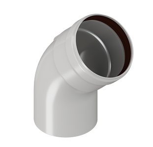 Отвод конденсационный Rommer 45гр. Ø80