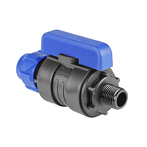 Кран шаровой Valfex - 25х1/2' НР (2шт, винтовой, для труб ПНД)