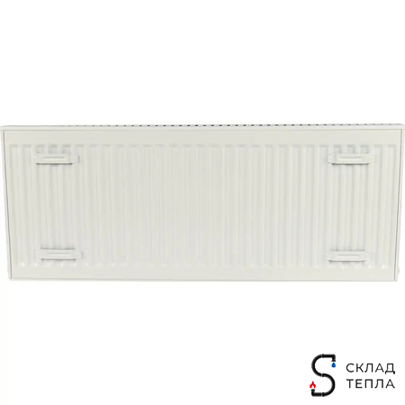 Радиатор стальной KERMI FKO 12 - высота 400 мм, длина 1800 мм с боковым подключением. Вид 10.