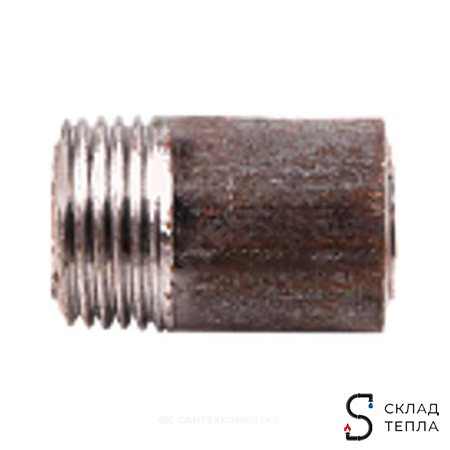 Резьба сталь Ду 40 L=40мм из труб по ГОСТ 3262-75 КАЗ. Вид 3.