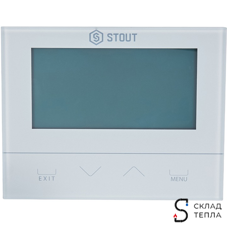 STOUT Проводной комнатный двухпозиционный регулятор ST-292v3, белый. Вид 1.